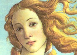 Venus von Botticelli, Ausschnitt